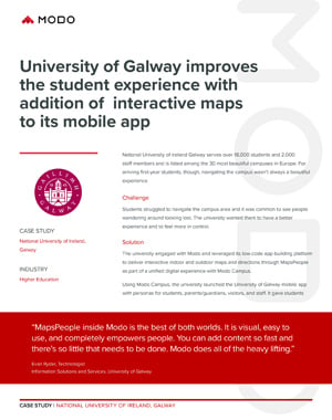 University of Galway Mobile App Case Study