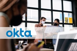 okta logo on office