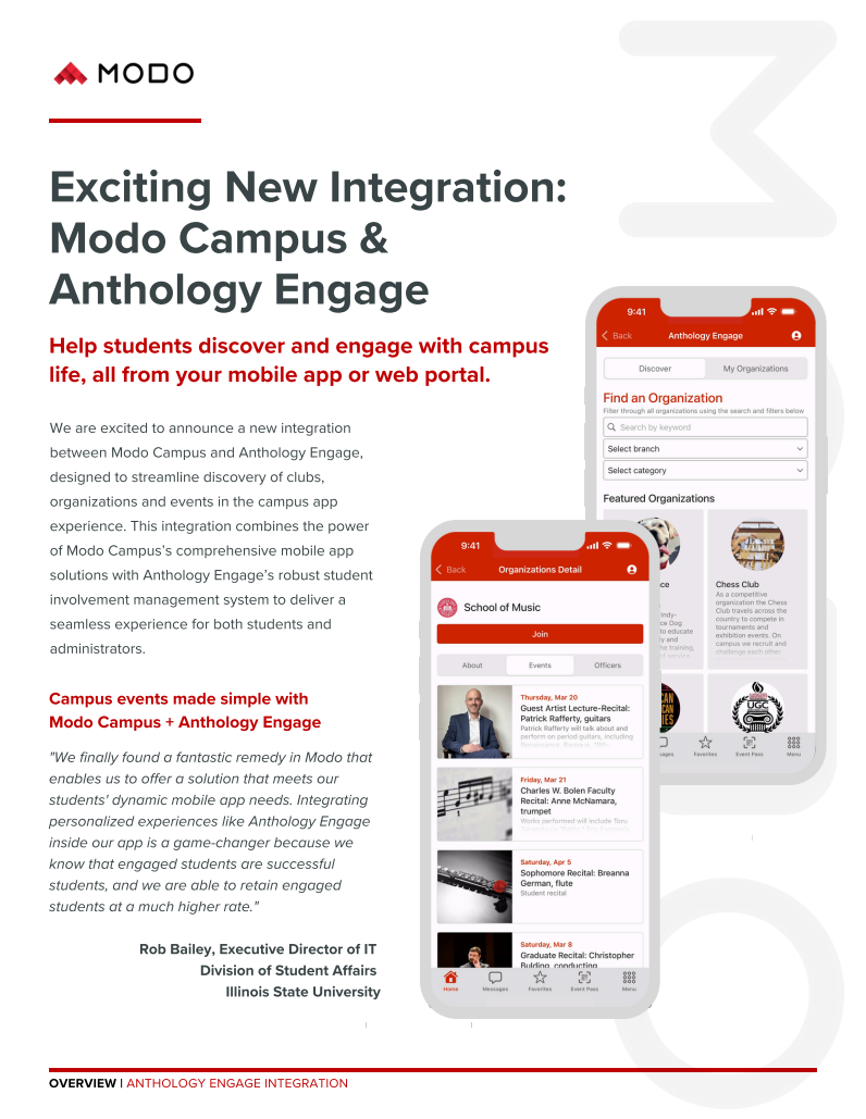 Anthology Engage Integration Solution Brief
