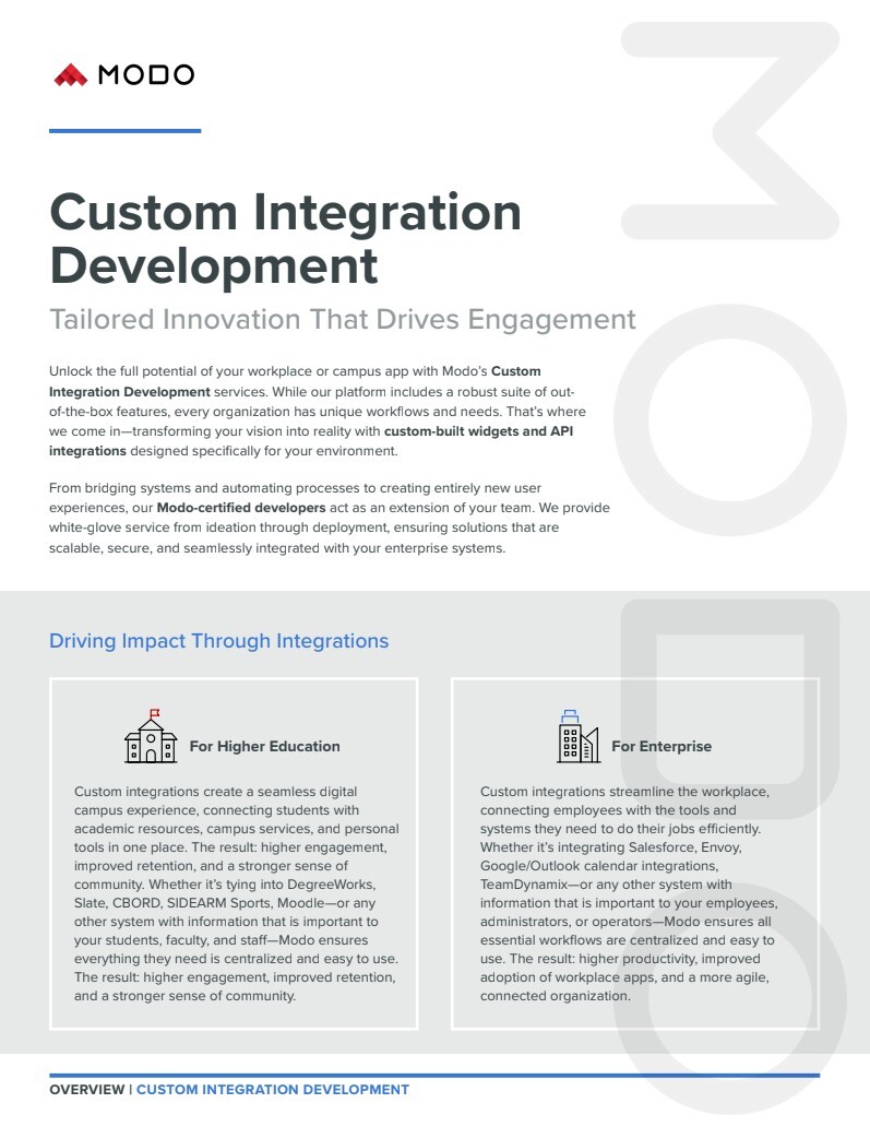 Custom Integraton Development